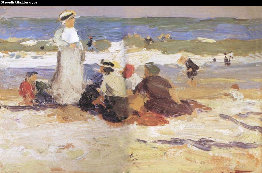 Edward Henry Potthast Prints At the beach